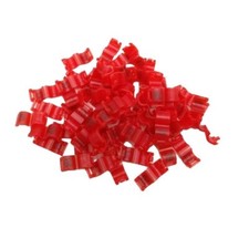 🐦 20 Anneaux de Patte Oiseau à Clip Plastique Canaris Perruches | 2,7-5mm |