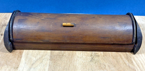 Ancienne boite bambou et - en,