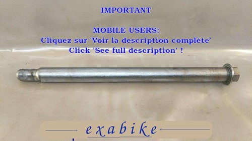 Axe roue avant pour yamaha - axe,