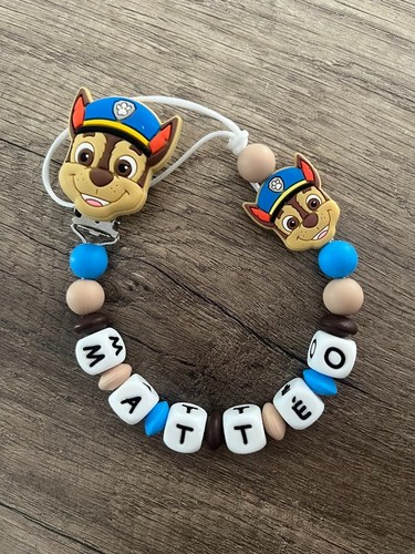 Attache tétine pat patrouille - attache,