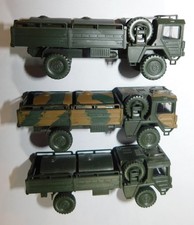 ROSKOPF RMM HO . réf 73 . 3 x CAMION MAN 5T 4x4 TRANSPORT CARBURANT . IDEM ROCO