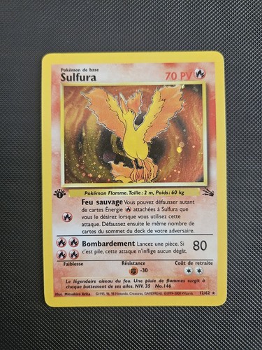 Carte pokemon sulfura - sulfura,