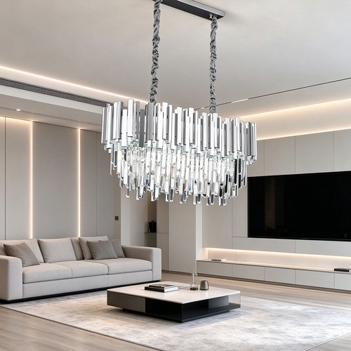 Lustre luxueux cristal 30cm - lustre,