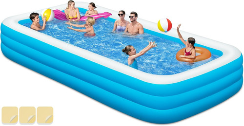 Large inflatable swimming pool - large,