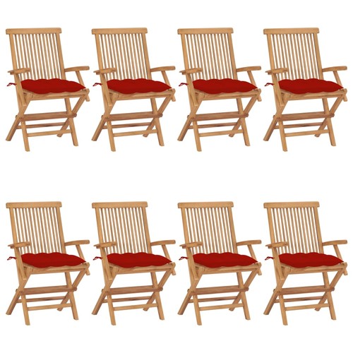 Chaises pliantes avec - , coussins
