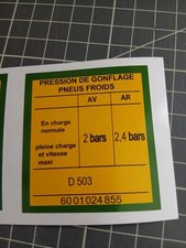 Sticker autocollant Alpine