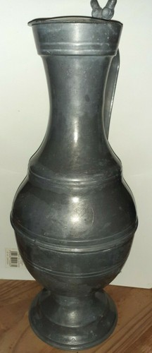 Grande cruche pichet étain - grande,