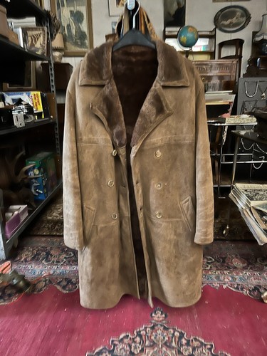 163 manteau vintage peau - manteau, en