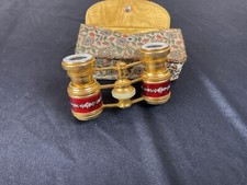 paire de Jumelles De Théâtre décor émaillée Guilloché Maison CARPENTIER PARIS