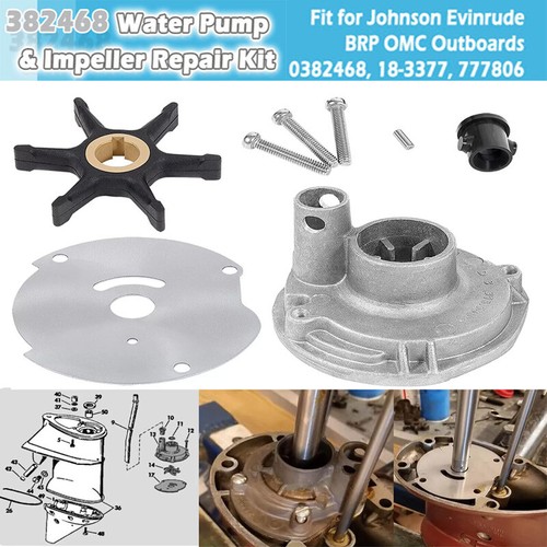 Water pump impeller kit - pump,