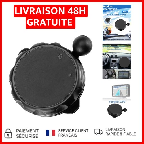 Support ventouse compact noir - ventouse,