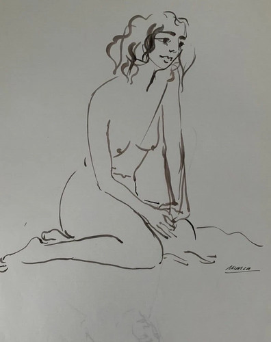Très beau dessin féminin - très,