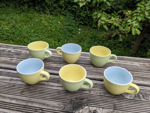Tasses café vintage - 6, en