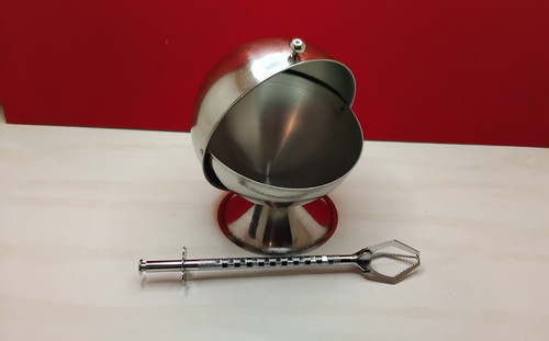 Sucrier boule ø13cm pince - Ø13cm,