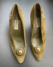 Vintage Bally Suede Heels –