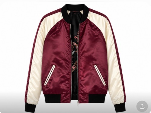 Bombers satin réversible