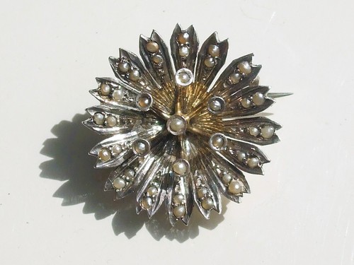 Belle broche fleur ancienne - belle,