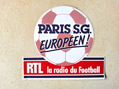 Autocollant rtl psg paris - psg,