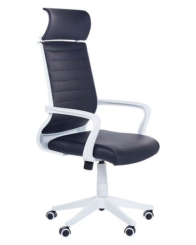 Chaise bureau noir blanc - noir,