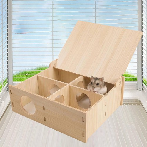 Cachette bois pour hamsters - pour,