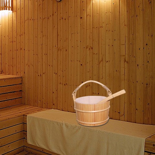 Seau sauna bois - seau,