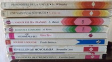 Lot 8 Livres POCHE HARLEQUIN -