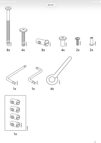 Ikea replacement assembly - replacement,
