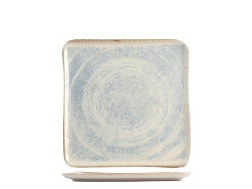 Assiette carrée grès - carrée,
