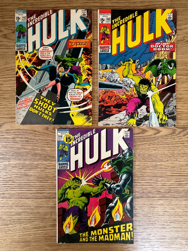 Lot incredible hulk 142 - lot,