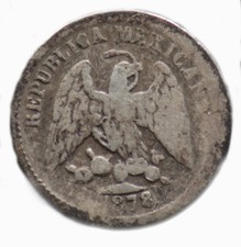 5 CENTIMOS 1878 mo - MEXIQUE / MEXICO - Argent / Silver