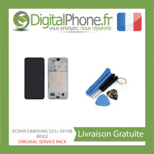 Original Ecran LCD Complet BEIGE Pour Samsung Galaxy S23+ (S916B)