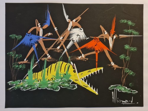 Tableau art africain - tableau, d'art