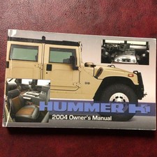 2004 HUMMER H1 ORIGINAL OWNERS MANUAL BOOK GUIDE ALL MODELS