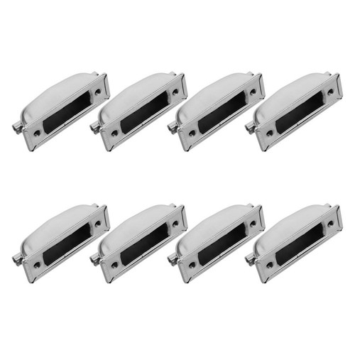 8pcs silver double - 8pcs,