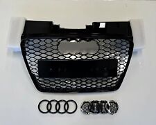 FOR Audi TT MK2 Sline TTS 2008-2014 Front Grille Honeycomb Grill RS Style