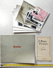 Redifon Flight Simulator for Sabre Fighter. Brochure, photographs, I.D. card etc