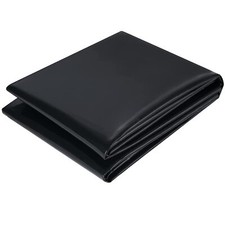 Bâche pour Étang en PVC Robuste Noire Bâche de Bassin 2M X 3M Bâche Liner pou...