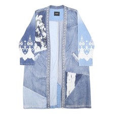 DESIGUAL Manteau En Jean Bleu