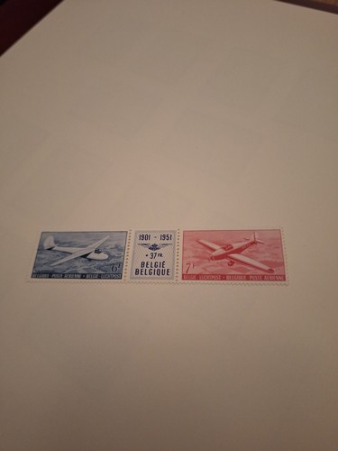 Belgique timbre neuf - neuf, avion
