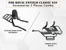 Pour Royal Enfield Classic 650 "Pack Combo D'Accessoires 2 Pcs CP-2"