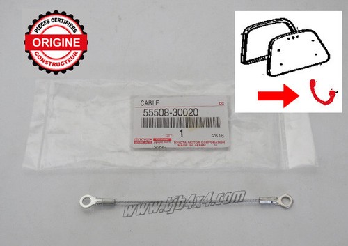 Cable retenu porte boite - , a