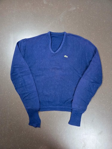 Pull vintage lacoste bleu - pull,
