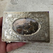 Carnet de Bal Nacre Argent