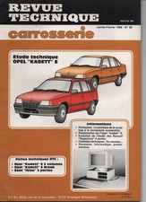 Opel Kadett E berline break revue technique expertise carrosserie RTC RTA 1983