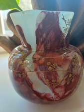 BEAU VASE VERRE ET OR ART