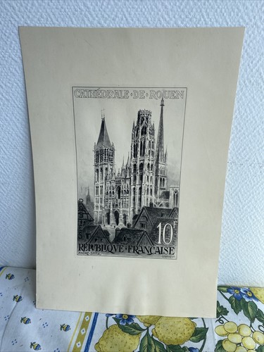 Ancienne maquette timbre