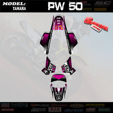  4 Yamaha PW50 1990-2021 PW-50 PW 50 GRAPHICS KIT DECALS STICKERS BLine Purple