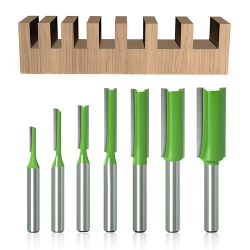 7pcs fraise droite queue de - droite,