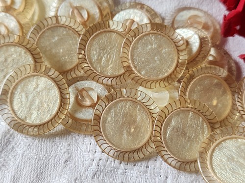 Lot boutons vintage coeur - 6,