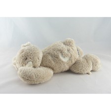 Doudou ours beige Tonton lune étoile allongé NOUKIE'S - 9742